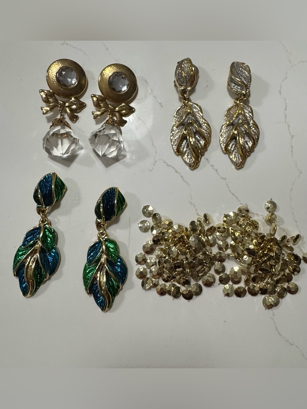 80’s vintage clip on earring party 🎉 ✨